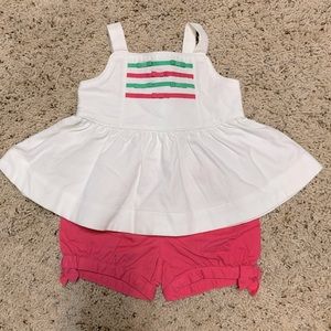 Janie and Jack 2-Piece Tank and Shorts Set Pink